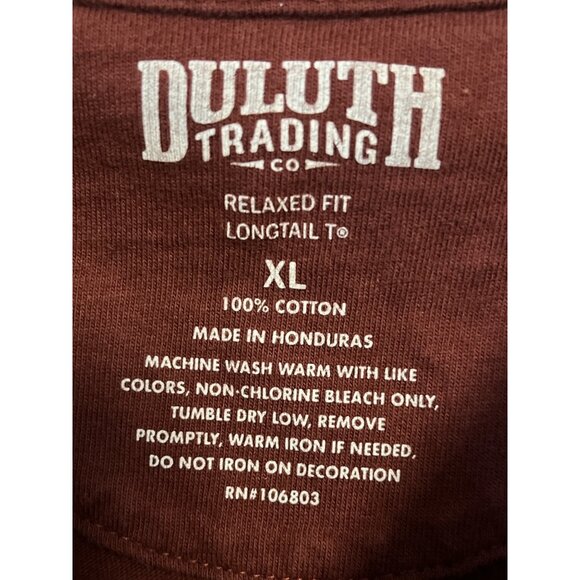 Duluth Trading Co. XL Sleeveless Beaver Graphic Shirt – Relaxed Fit Longtail T – - Picture 3 of 4